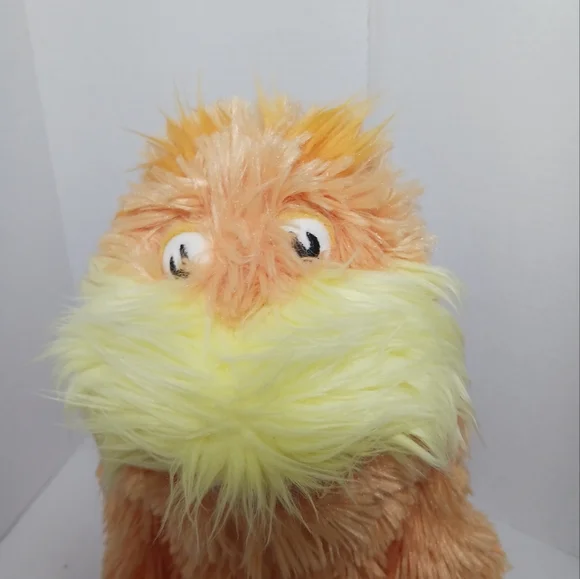 Dr. Seuss Manhattan Toy Hand Puppet Lorax 2002 Plush Stuffed Animal - Picture 2 of 12